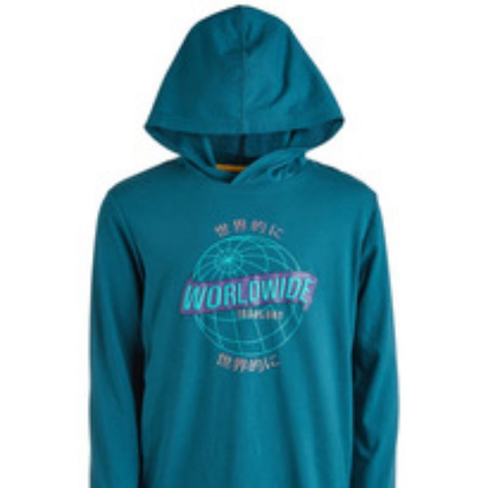 Ideology's Worldwide Cotton Hood Tee - Size: M